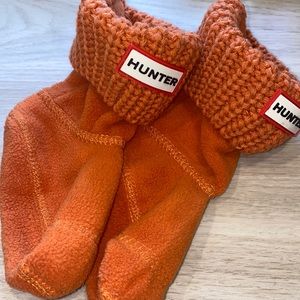 Brand new Hunter Orange boot socks